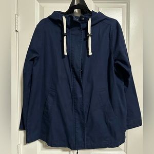 North face shipler full zip women's large navy blue